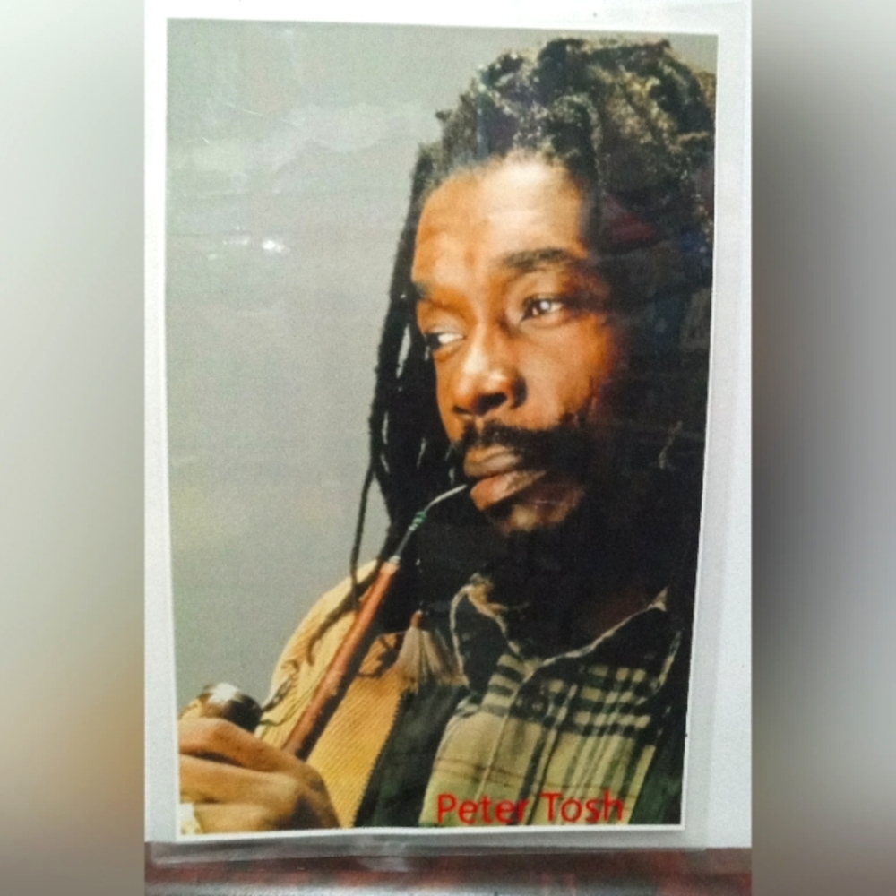 Poster Print Peter Tosh Laminated Reggae Artist Singer 🇯🇲